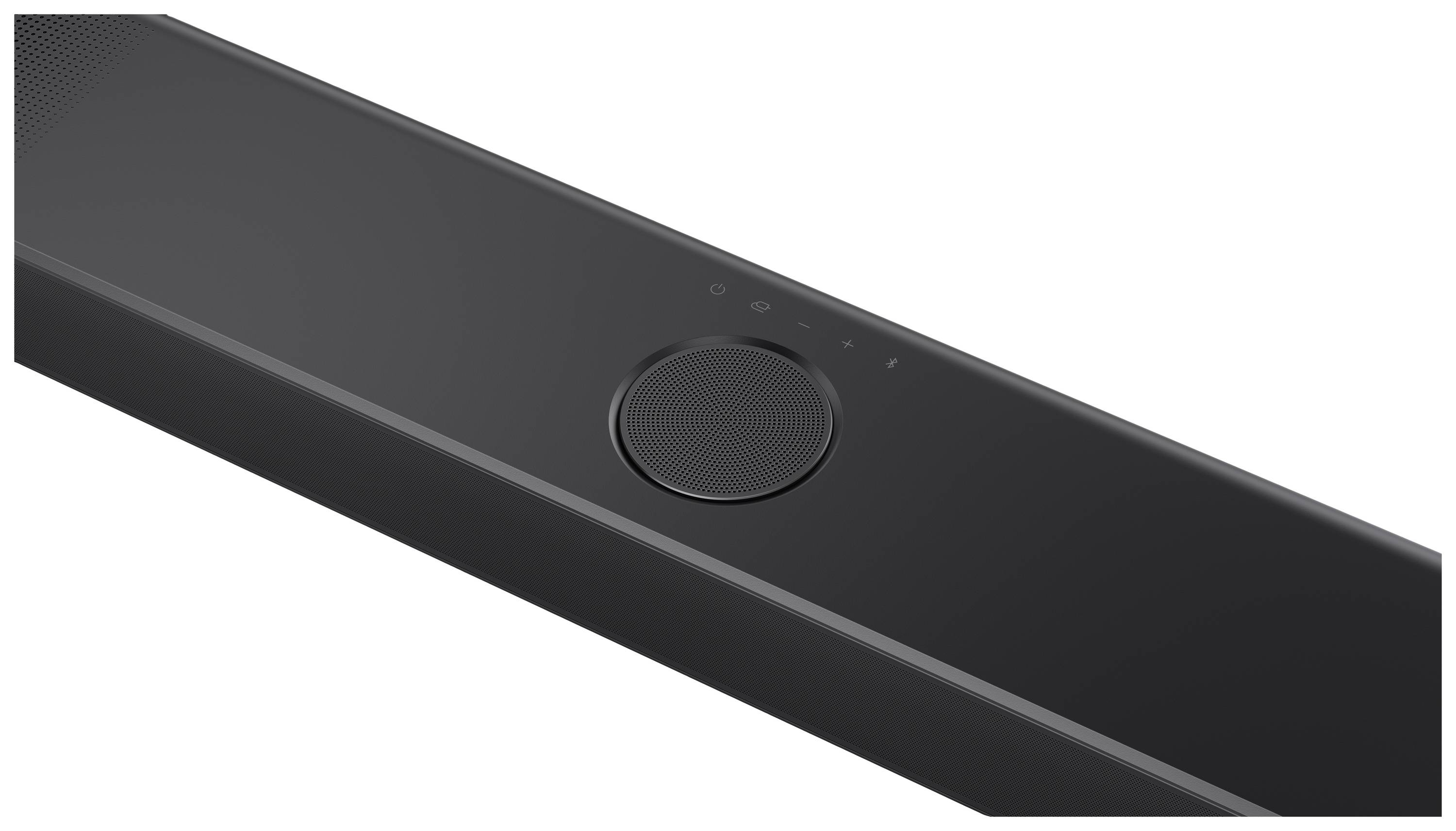 LG Electronics DS77TY.CDEULLK Soundbar Schwarz inkl. kabellosem Subwoofer, Dolby Atmos®, High-Resolution Audio, Wandbefestigung