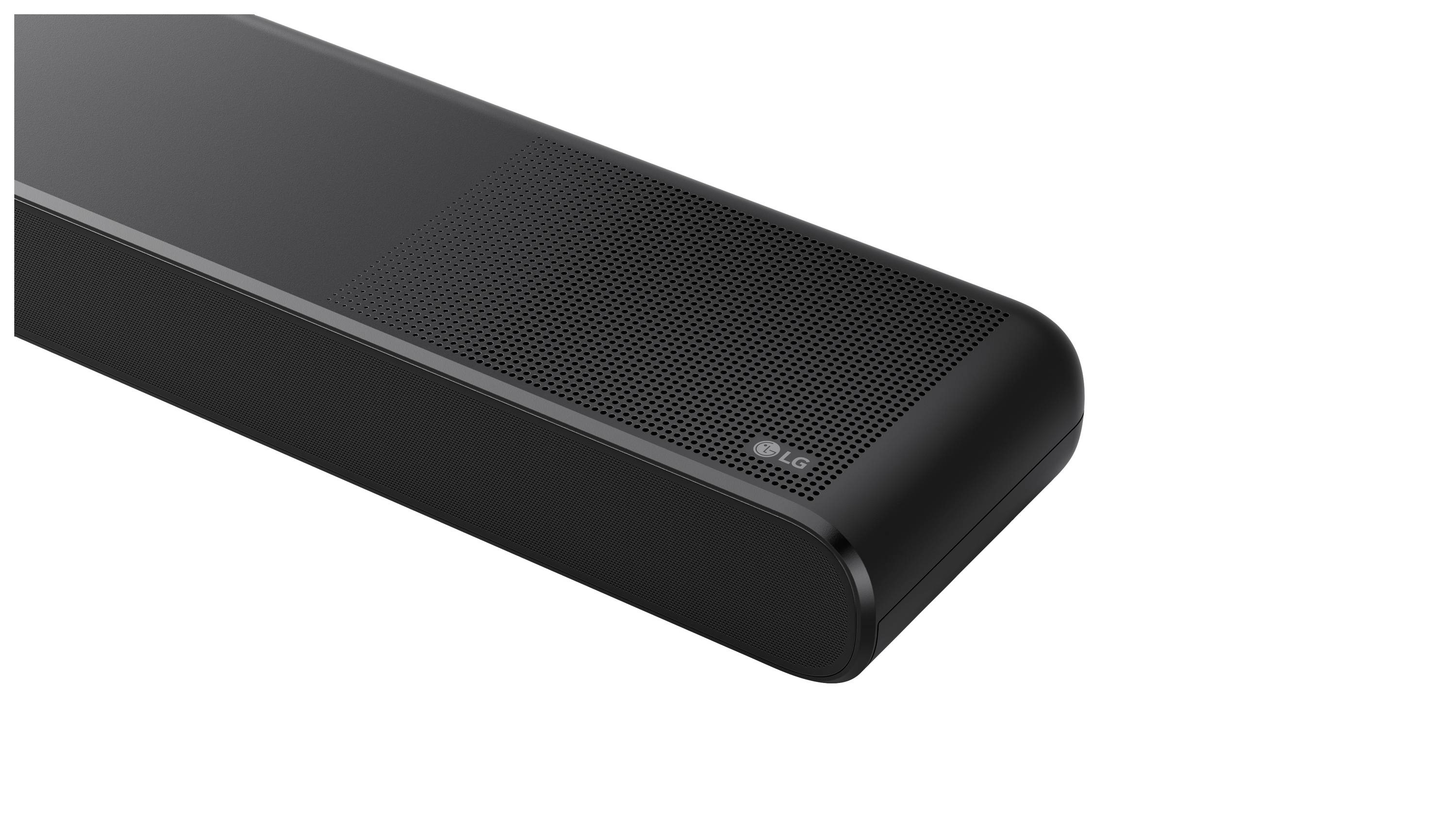LG Electronics DS77TY.CDEULLK Soundbar Schwarz inkl. kabellosem Subwoofer, Dolby Atmos®, High-Resolution Audio, Wandbefestigung