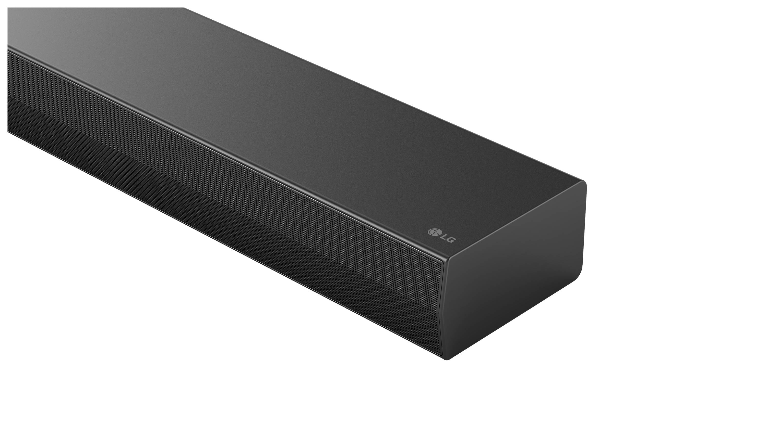 LG Electronics DS70TY.ADEULLK Soundbar Schwarz inkl. kabellosem Subwoofer, Dolby Atmos®, High-Resolution Audio, Wandbefestigung