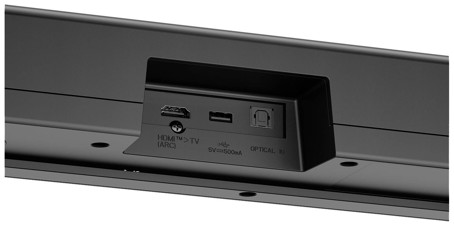 LG Electronics DS40T.DDEULLK Soundbar Schwarz inkl. kabellosem Subwoofer, High-Resolution Audio, Wandbefestigung, Bluetooth®, WLAN