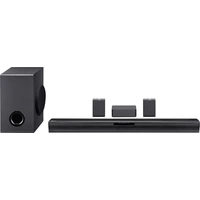 LG Electronics SQC4R.DEUSLLK Soundbar Schwarz inkl. kabellosem Subwoofer, Wandbefestigung, Bluetoot LG Electronics SQC4R.DEUSLLK Soundbar Schwarz inkl. kabellosem Subwoofer, Wandbefestigung, Bluetoot