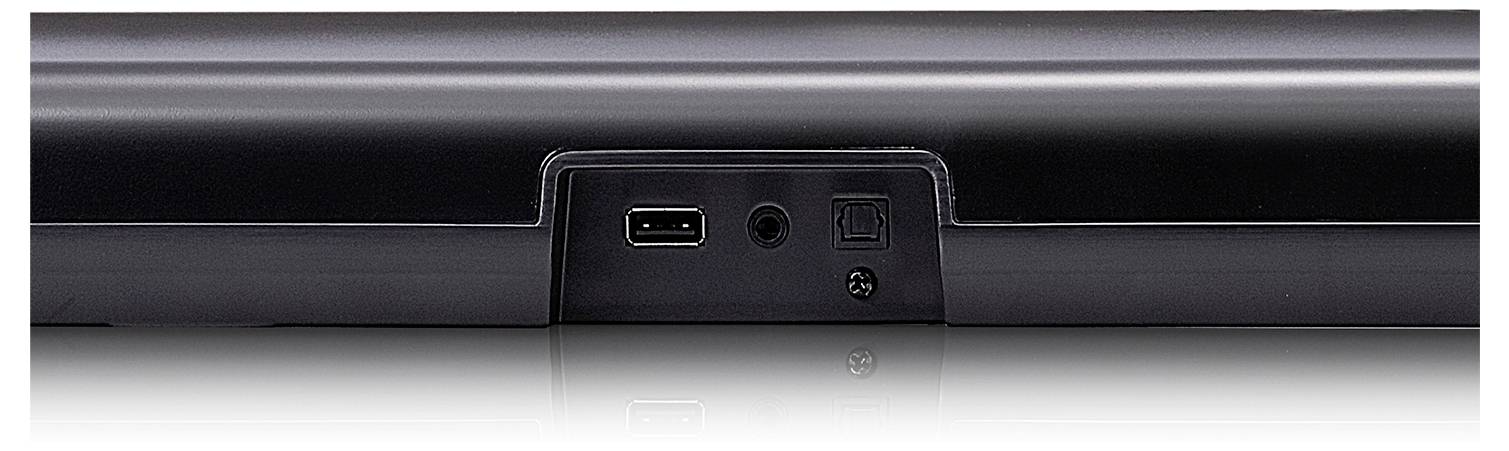 LG Electronics SQC4R.DEUSLLK Soundbar Schwarz inkl. kabellosem Subwoofer, Wandbefestigung, Bluetooth®