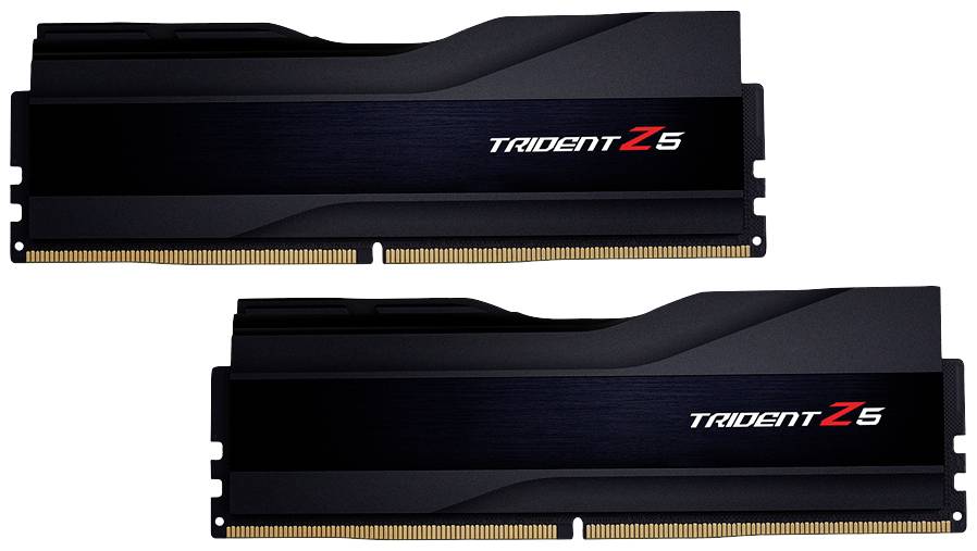 G.Skill Trident Z PC-Arbeitsspeicher Kit Retail DDR5 48GB 2 x 24GB Non-ECC 8200MHz 288pin DIMM CL40 F5-8200J4052F24GX2-TZ5K