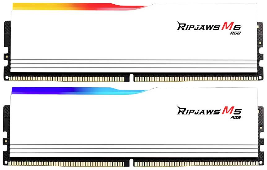 G.Skill Ripjaws M5 RGB PC-Arbeitsspeicher Kit Retail DDR5 48GB 2 x 24GB Non-ECC 5200MHz 288pin DIMM CL40 F5-5200J4040A24GX2-RM5RW