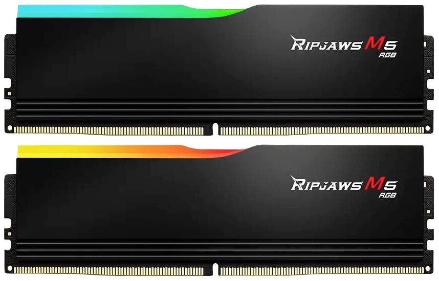 G.Skill Ripjaws M5 RGB PC-Arbeitsspeicher Kit Retail DDR5 48GB 2 x 24GB Non-ECC 5200MHz 288pin DIMM CL40 F5-5200J4040A24GX2-RM5RK