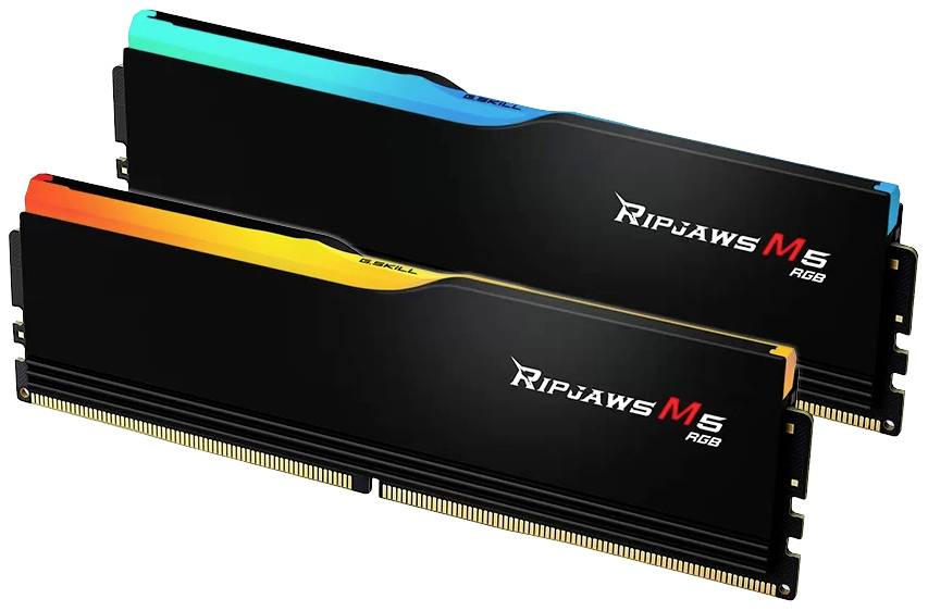 G.Skill Ripjaws M5 RGB PC-Arbeitsspeicher Kit Retail DDR5 48GB 2 x 24GB Non-ECC 5200MHz 288pin DIMM CL40 F5-5200J4040A24GX2-RM5RK