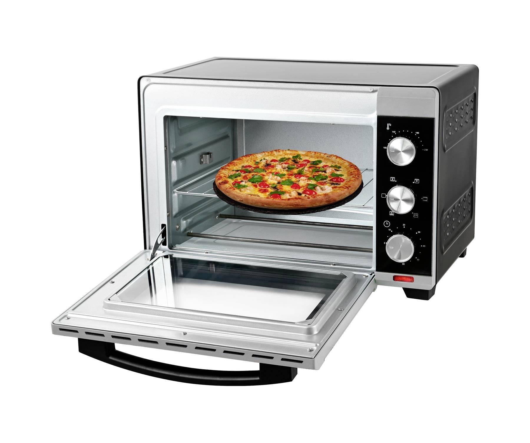 TKG Team Kalorik OT 2012 CR SR Minibackofen mit Grillspieß, Timerfunktion 25l