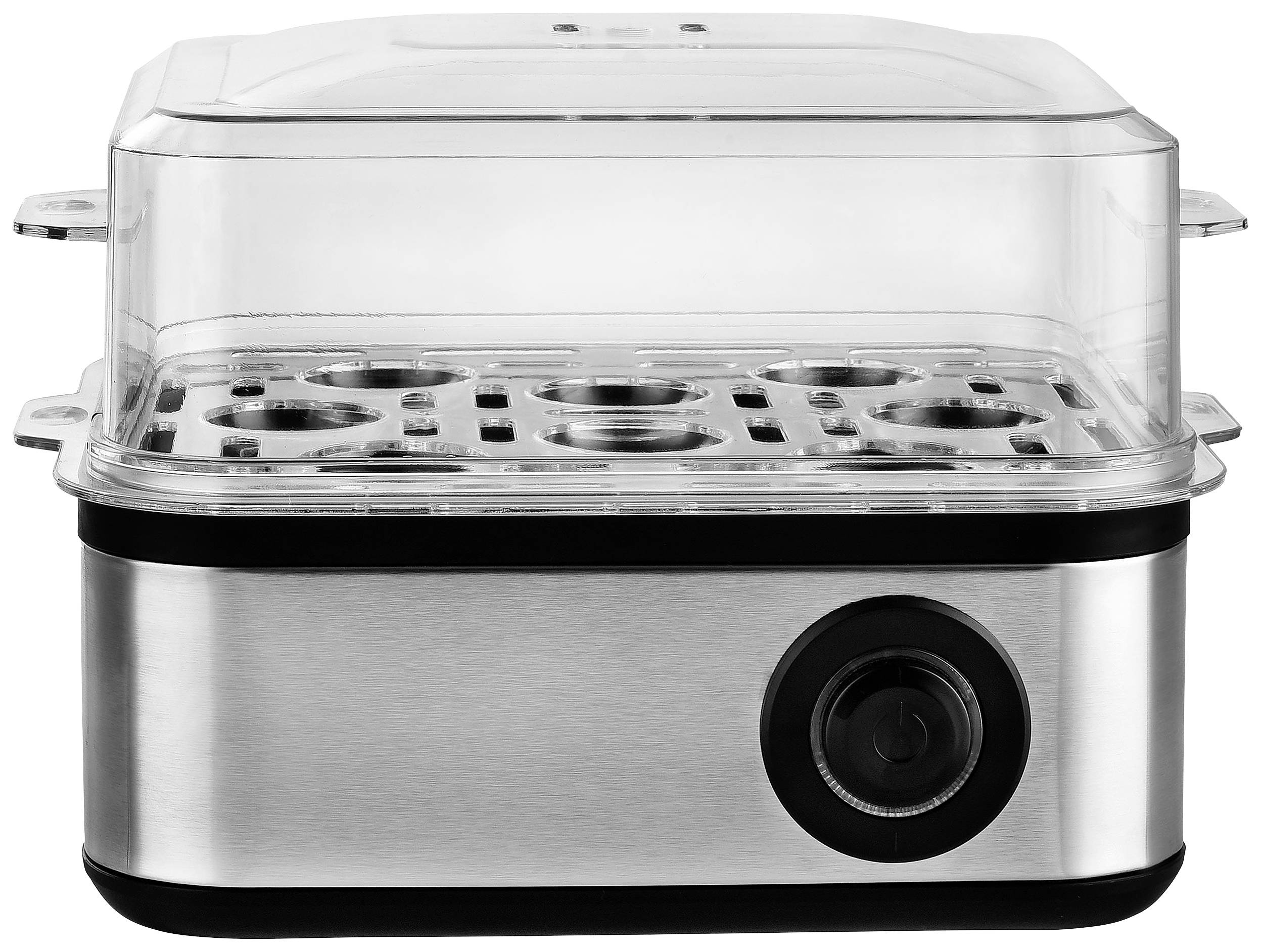 EFBE Schott SC EK 9 Eierkocher 4Pfännchen Schwarz, Edelstahl