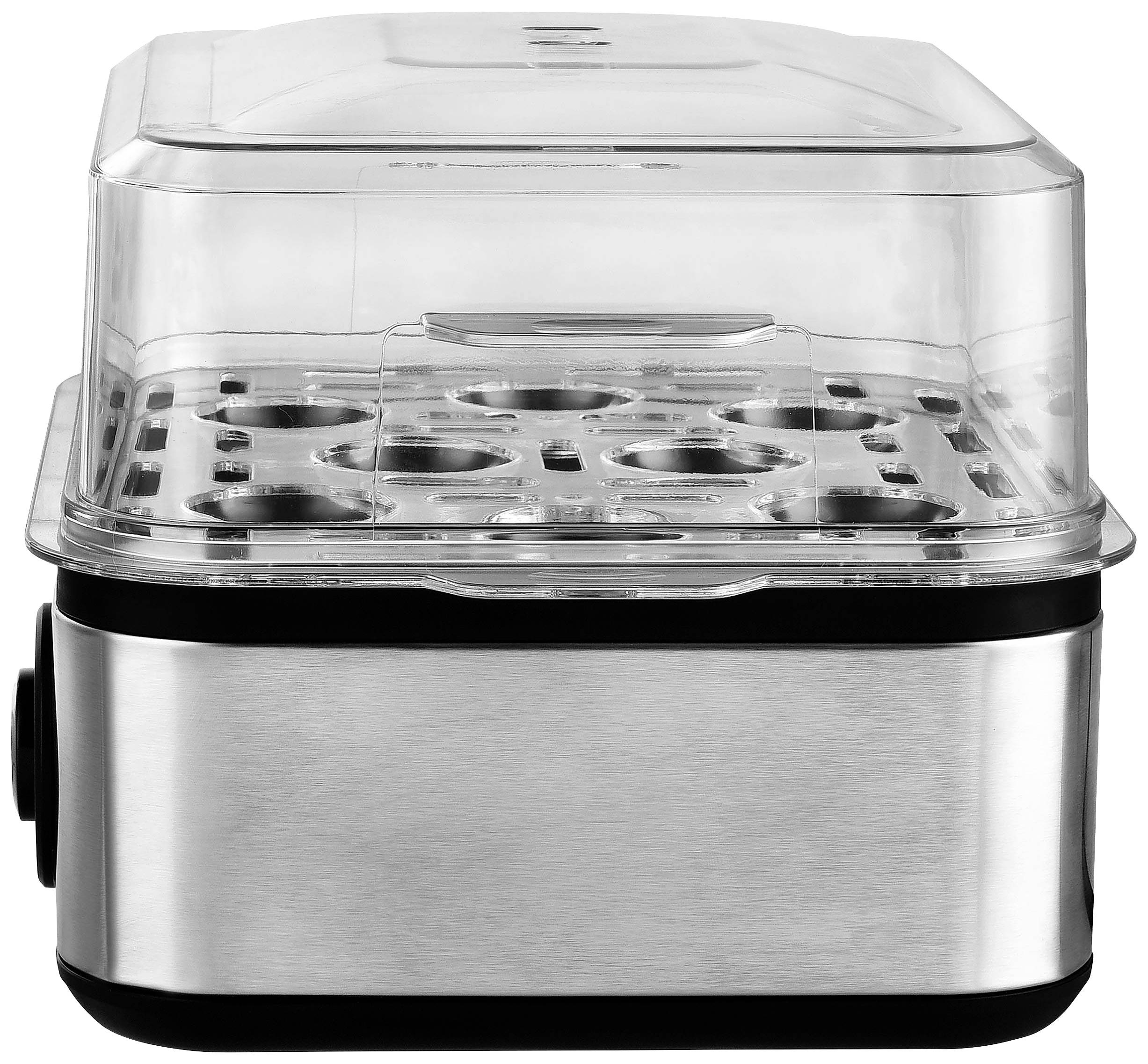 EFBE Schott SC EK 9 Eierkocher 4Pfännchen Schwarz, Edelstahl