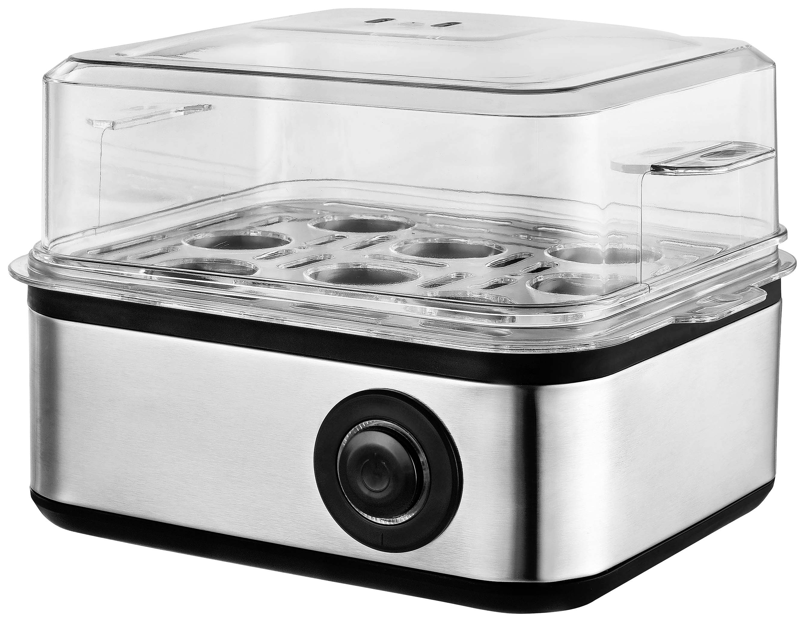 EFBE Schott SC EK 9 Eierkocher 4Pfännchen Schwarz, Edelstahl