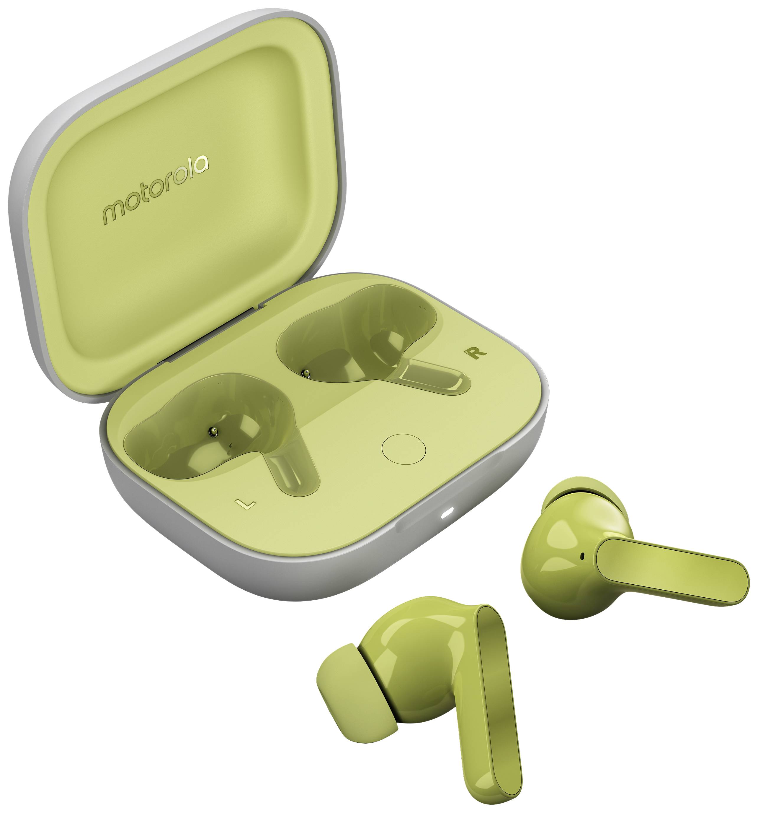 Motorola moto buds In Ear Kopfhörer Bluetooth® Kiwi Green Wasserabweisend