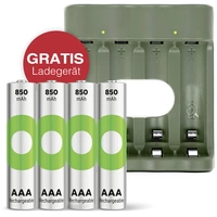 GP "Aktion Gratis Ladegerät" USB-Modell Ladegerät B441 inkl. 4x AAA-Akku Micro (AAA)-Akku NiMH 8 GP "Aktion Gratis Ladegerät" USB-Modell Ladegerät B441 inkl. 4x AAA-Akku Micro (AAA)-Akku NiMH 8
