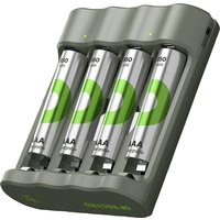 GP "Aktion Gratis Ladegerät" USB-Modell Ladegerät B441 inkl. 4x AAA-Akku Micro (AAA)-Akku NiMH 8 GP "Aktion Gratis Ladegerät" USB-Modell Ladegerät B441 inkl. 4x AAA-Akku Micro (AAA)-Akku NiMH 8