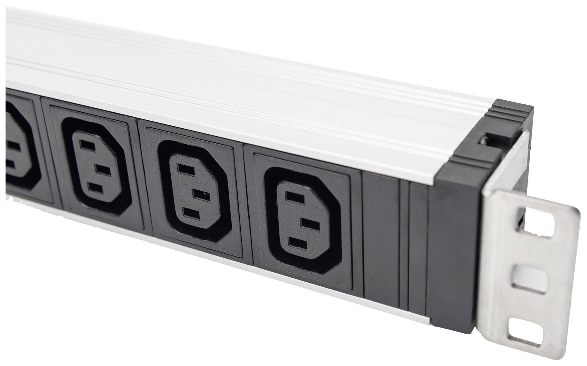 Digitus DN-95429 19 Zoll Netzwerkschrank-Steckdosenleiste 1 HE Kaltgeräte-Steckdose C13 10A Geeignet für Schranktiefe: ab 300mm