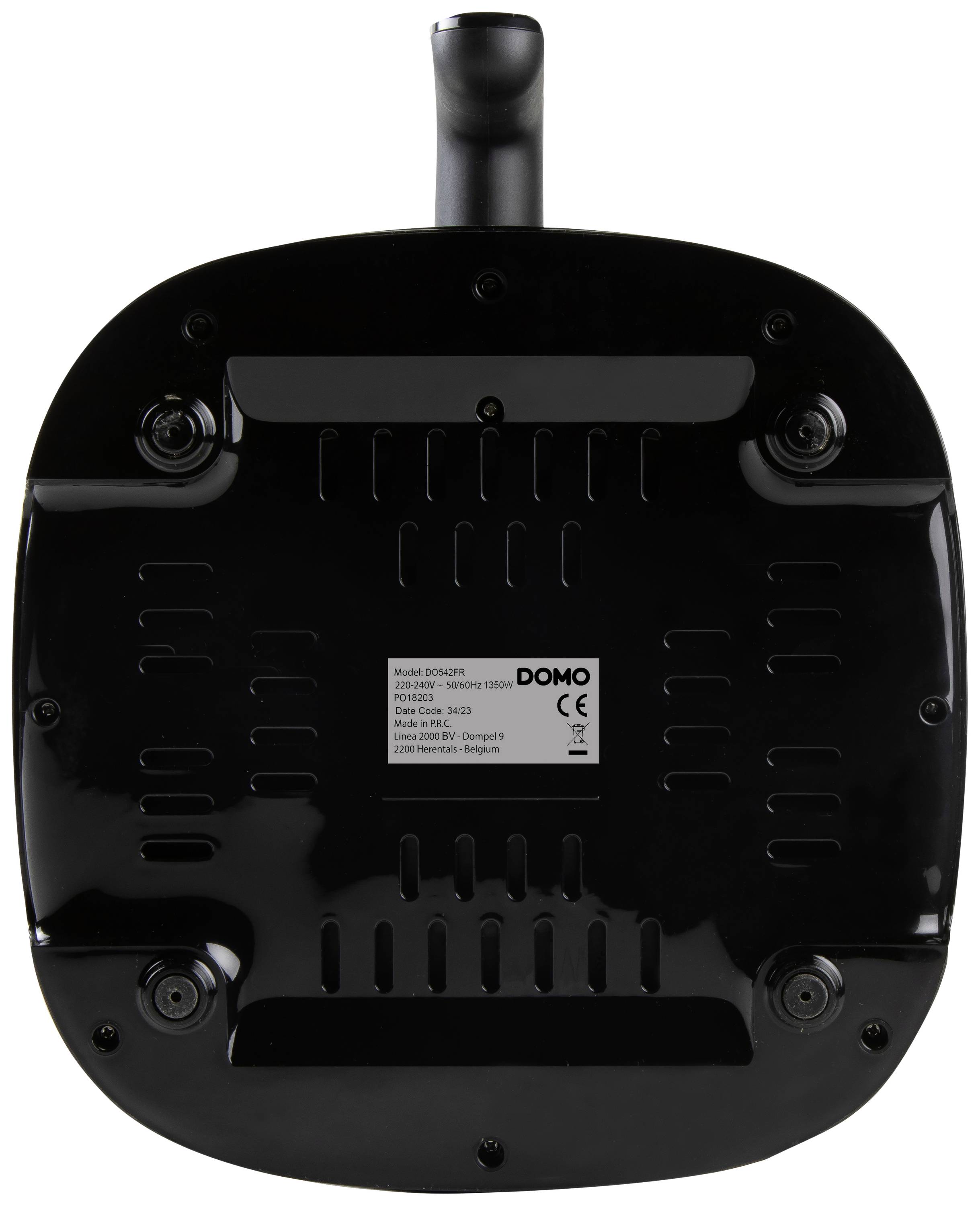 DOMO DO542FR Heißluft-Fritteuse 4 l 1350 W Timerfunktion, mit Display, Überhitzungsschutz, Antihaft