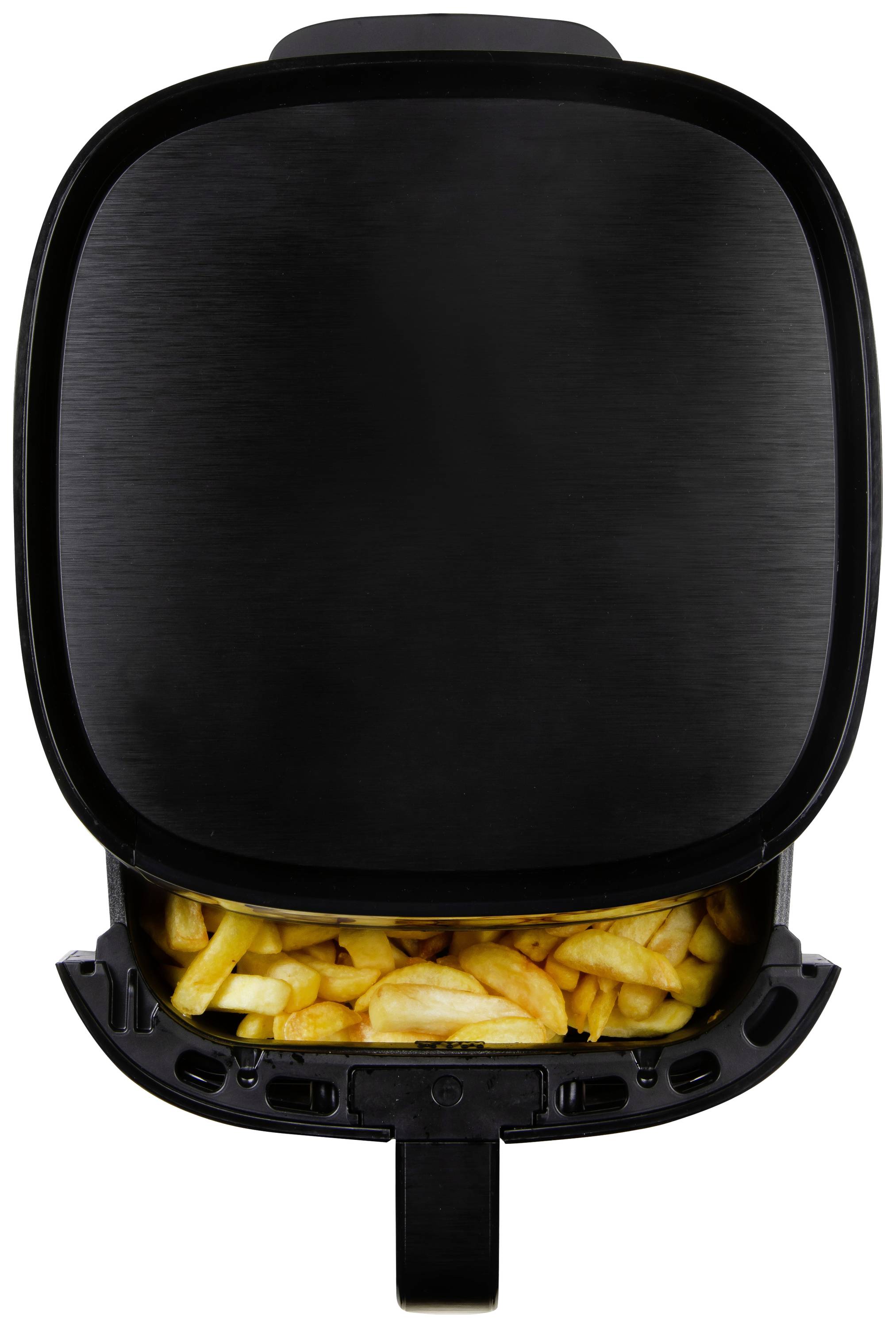 DOMO DO542FR Heißluft-Fritteuse 4 l 1350 W Timerfunktion, mit Display, Überhitzungsschutz, Antihaft