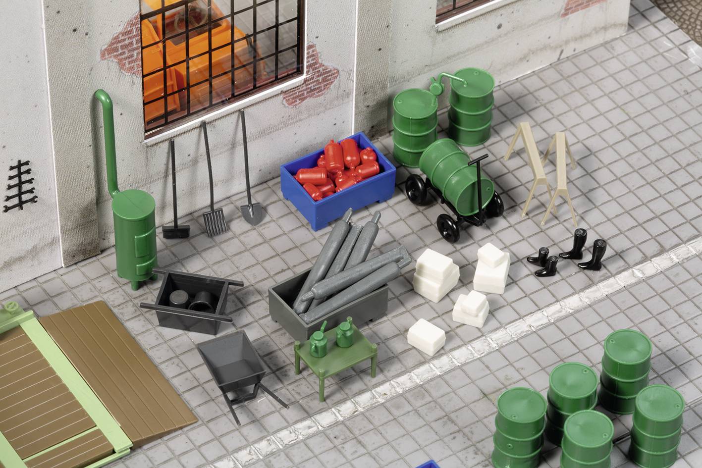 Auhagen 41682 H0 Ausstattung Kfz-Werkstatt Bausatz