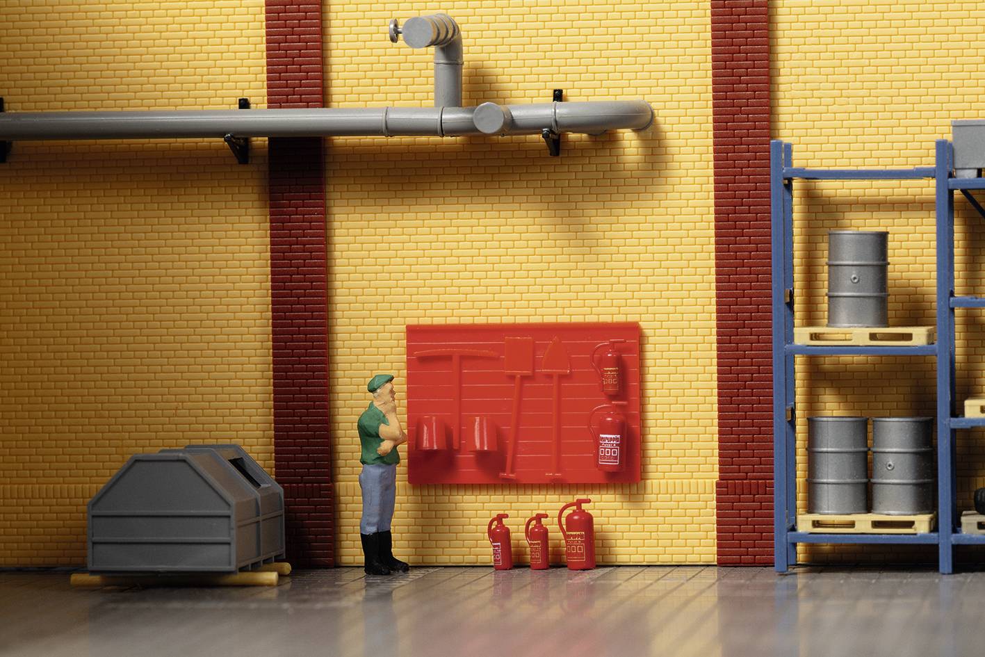 Auhagen 42661 H0/TT Feuerlöscher Bausatz