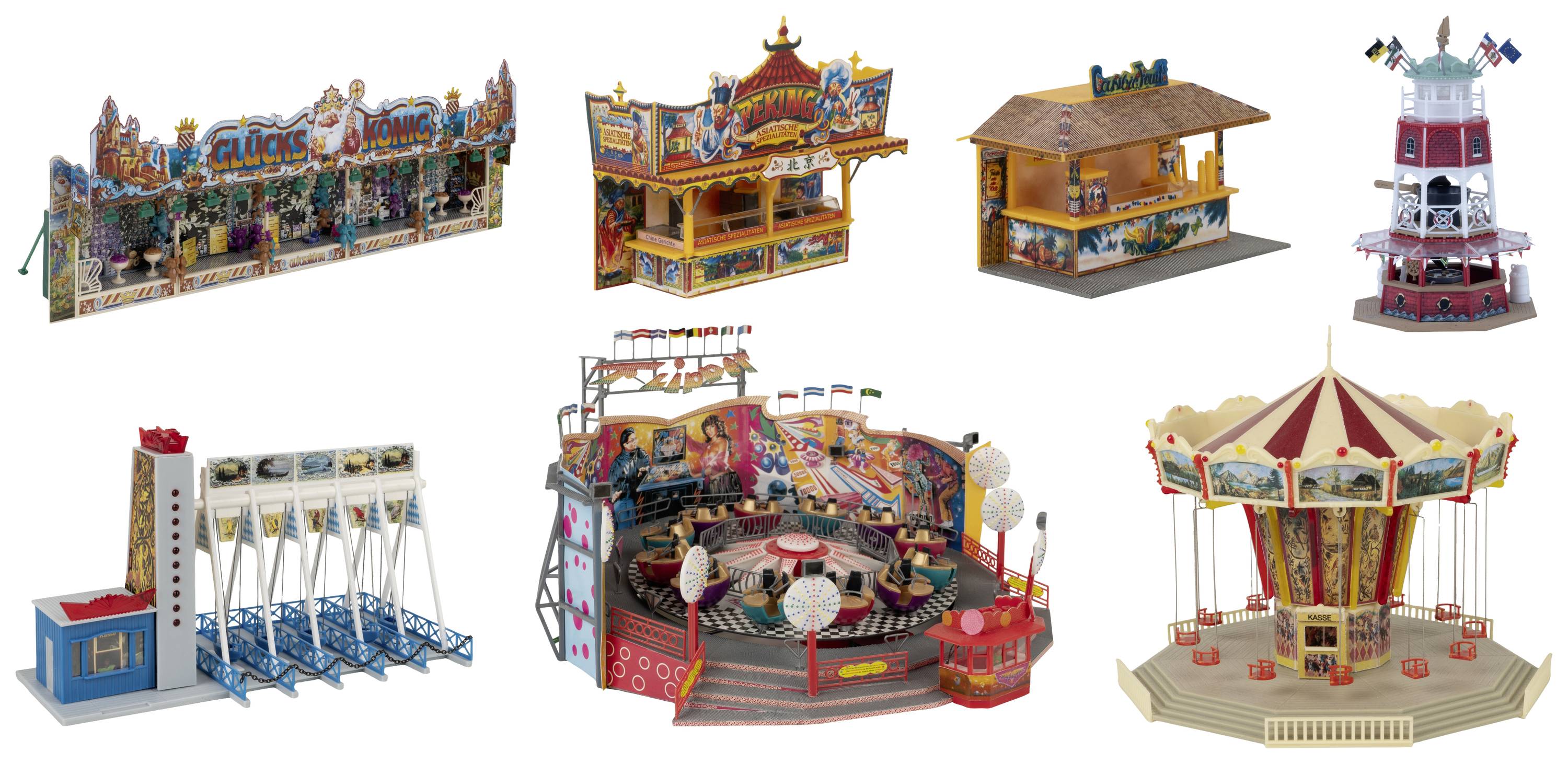 Faller 140460 H0 Kirmes-Set Jahrmarktvergnügen
