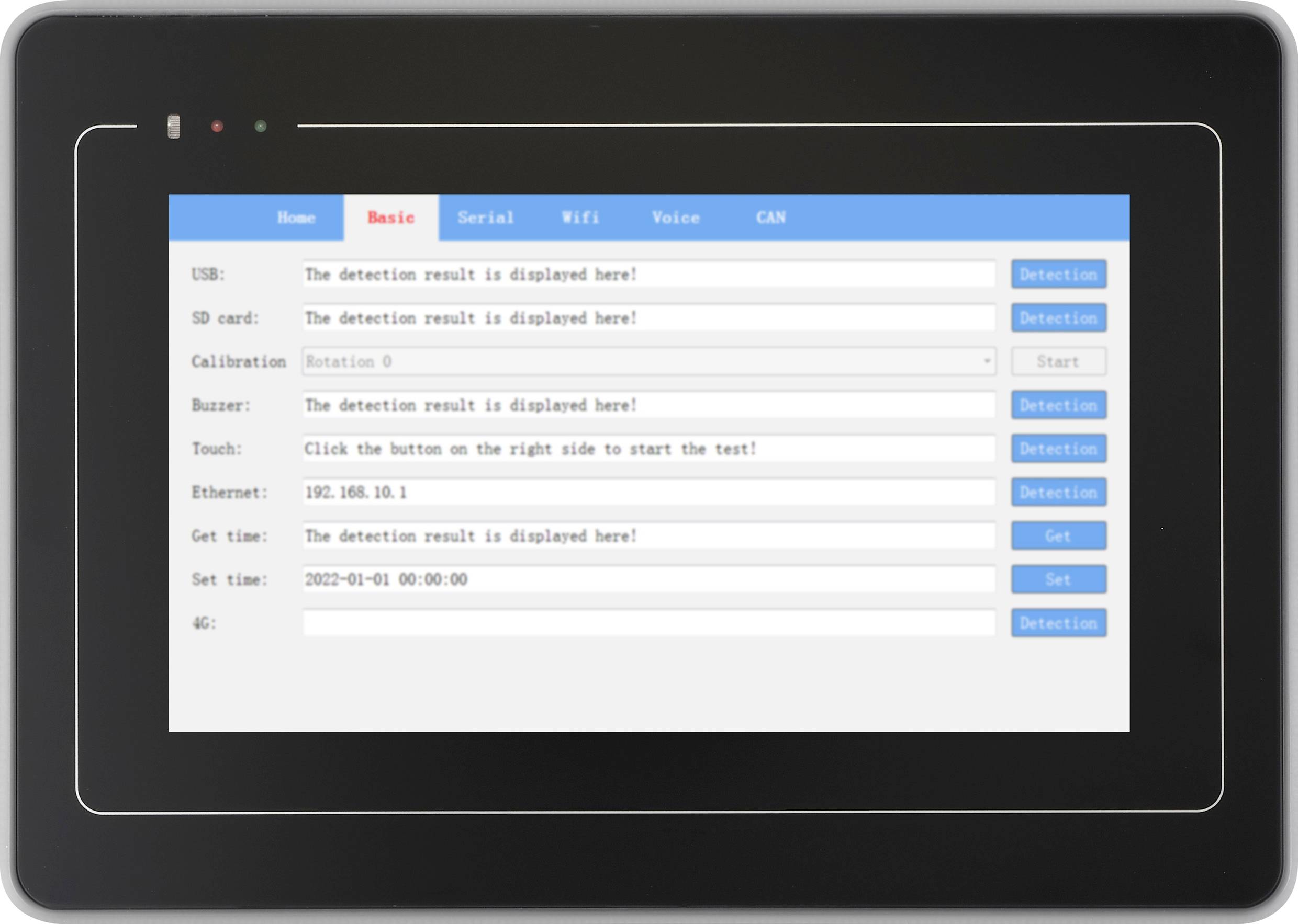 TRU COMPONENTS LCD-Display 1024 x 600 Pixel (B x H x T) 210 x 150 x 27mm HMI Modul CTP