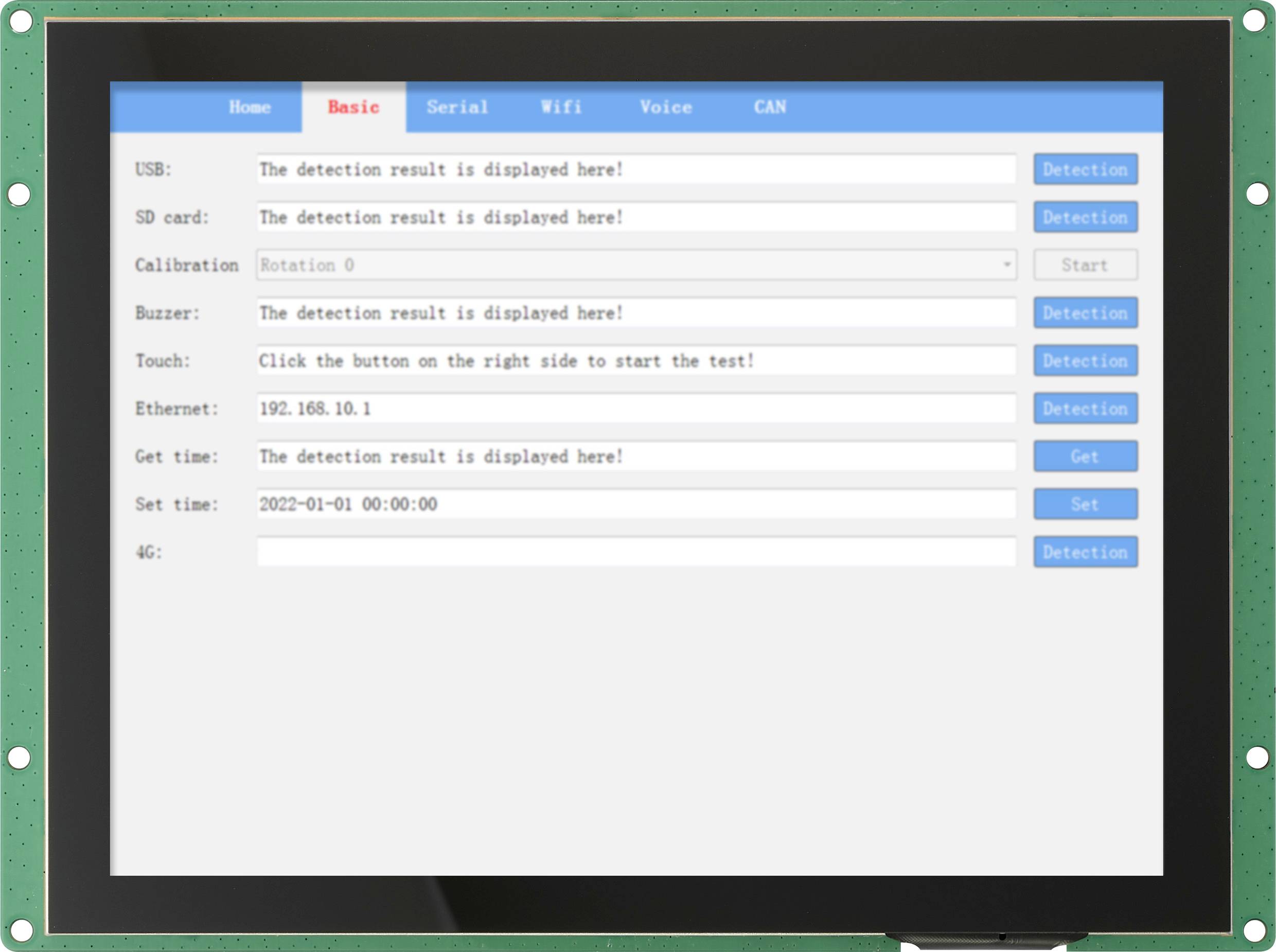 TRU COMPONENTS LCD-Display 1024 x 768 Pixel (B x H x T) 200 x 150 x 27mm HMI Modul CTP