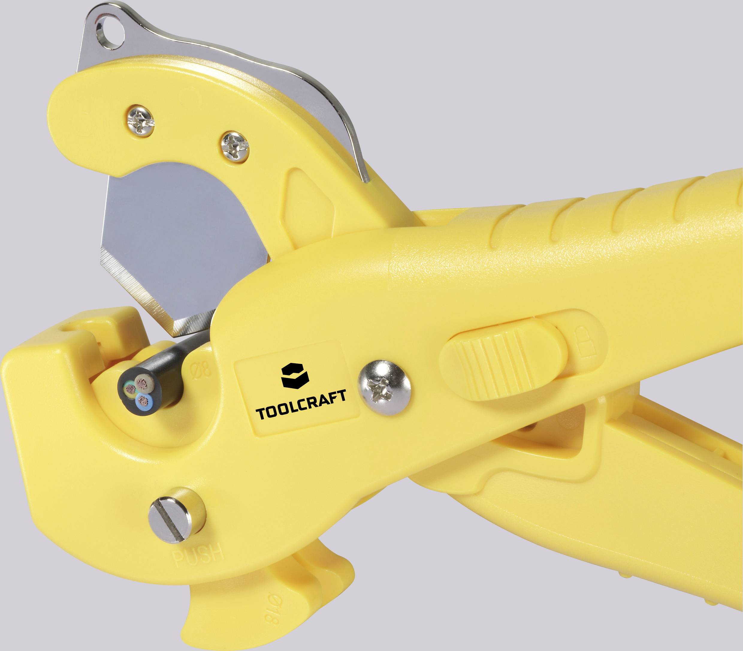 TOOLCRAFT TO-9621810 Glasfaser-Werkzeug Inkl. Kabelschneider, Inkl. Kabelentmanteler 0 bis 25mm