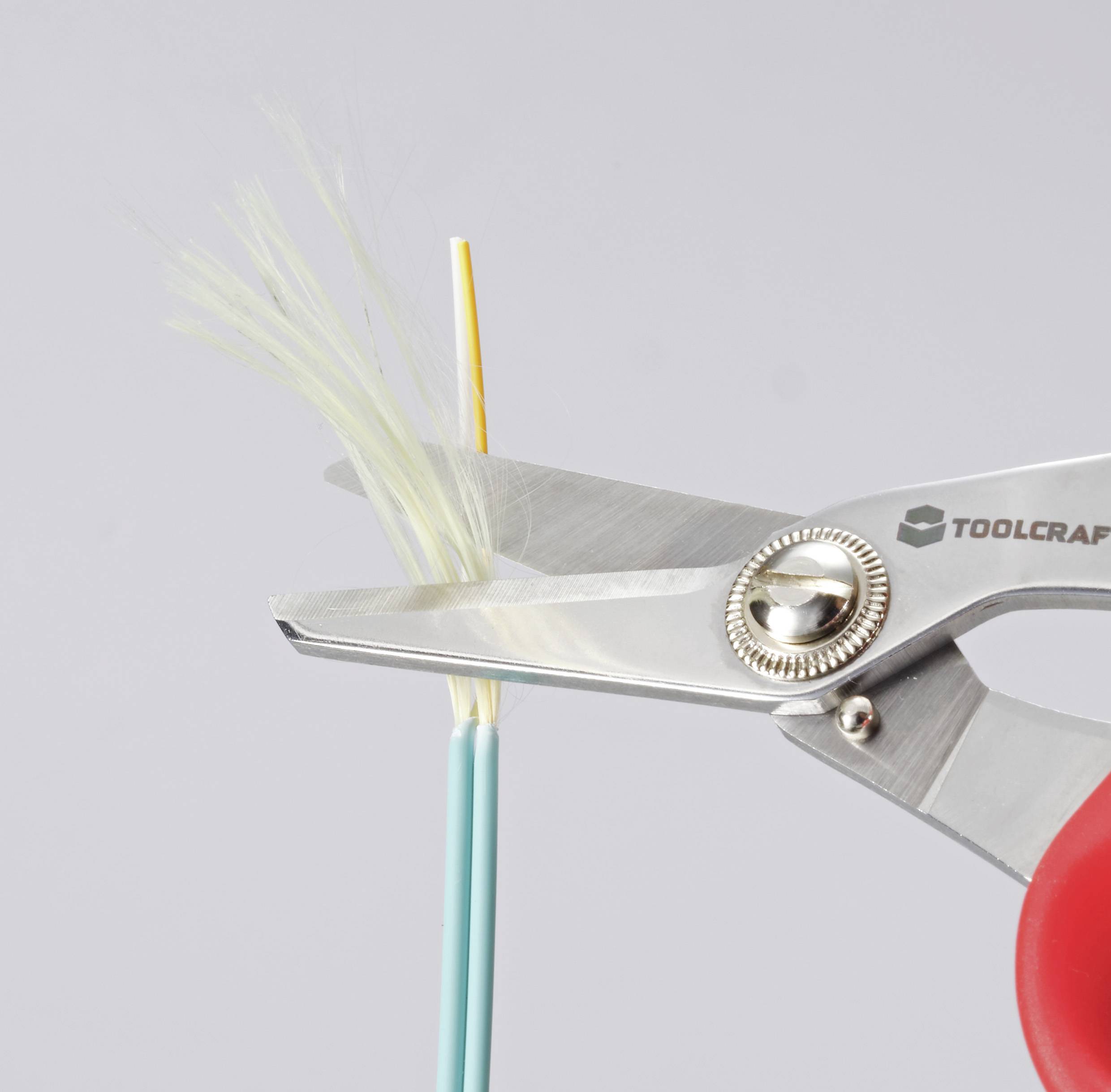 TOOLCRAFT TO-9621810 Glasfaser-Werkzeug Inkl. Kabelschneider, Inkl. Kabelentmanteler 0 bis 25mm