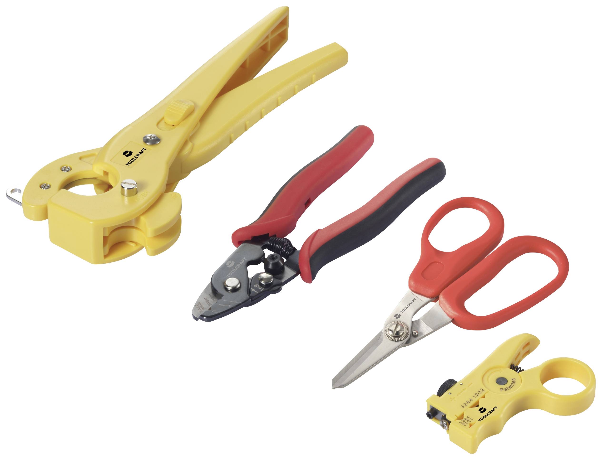 TOOLCRAFT TO-9621810 Glasfaser-Werkzeug Inkl. Kabelschneider, Inkl. Kabelentmanteler 0 bis 25mm