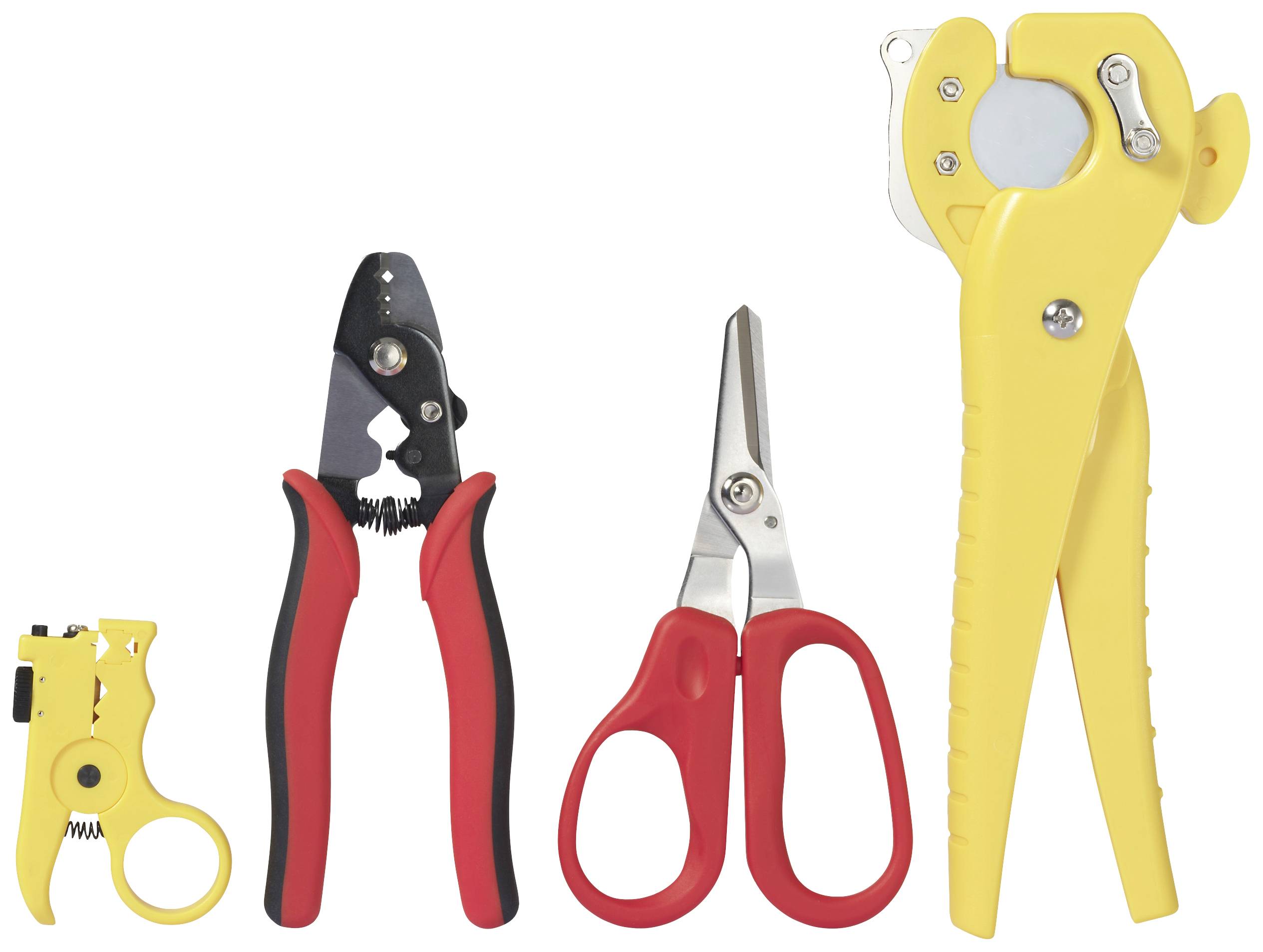 TOOLCRAFT TO-9621810 Glasfaser-Werkzeug Inkl. Kabelschneider, Inkl. Kabelentmanteler 0 bis 25mm