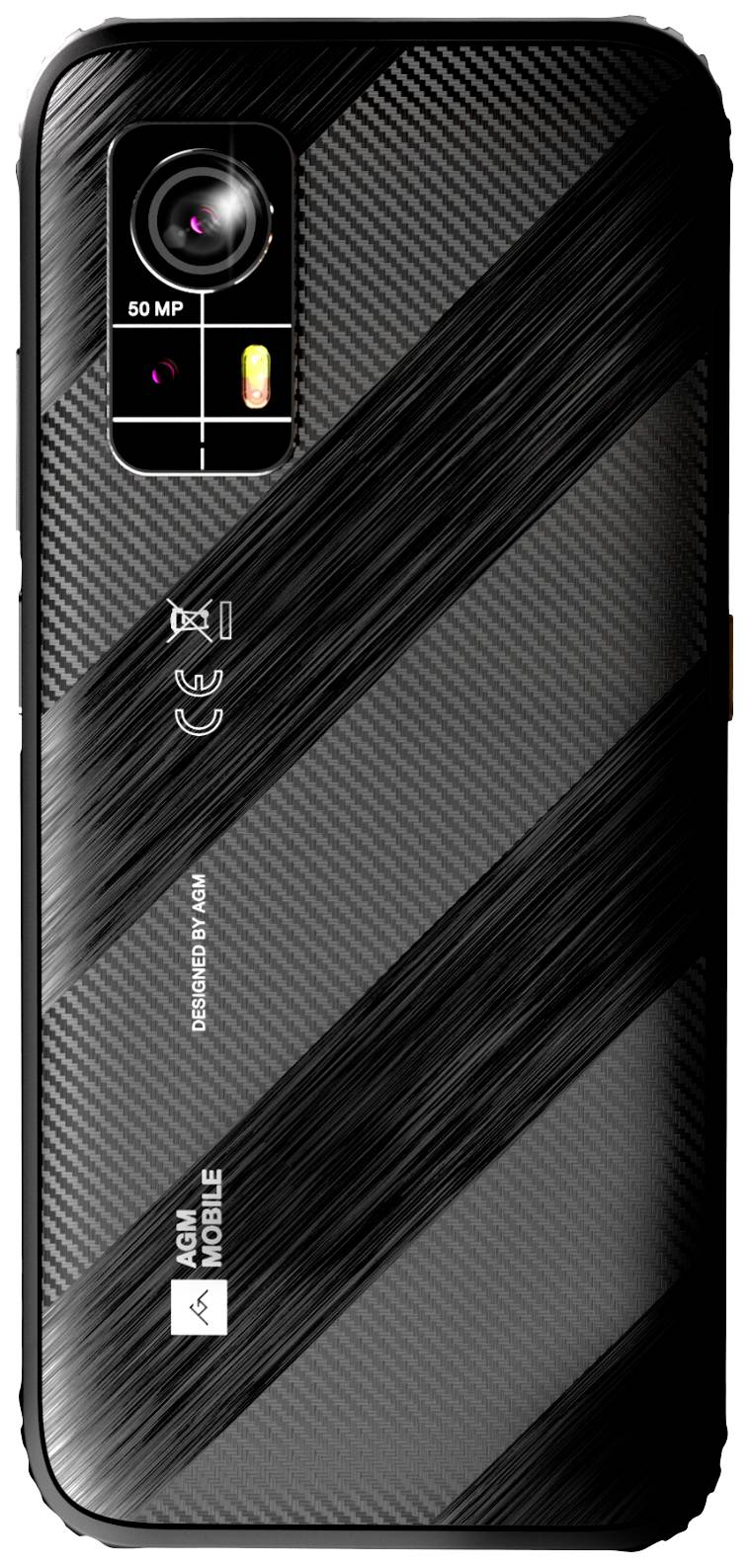 AGM Mobile AGM H6 Lite 128 GB Schwarz 16.7 cm (6.56 Zoll) Smartphone