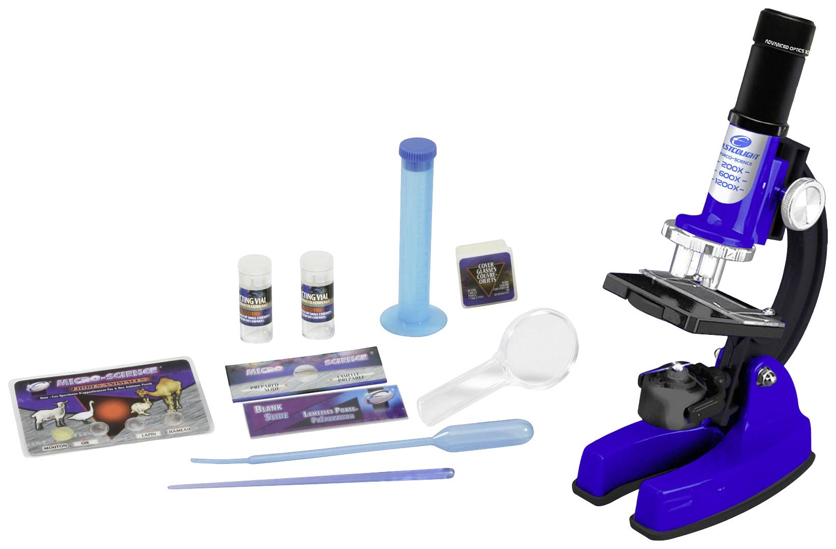 Vedes Mikroskopset im Koffer 48tlg. 37601233 Fertiggerät ab 8 Jahre