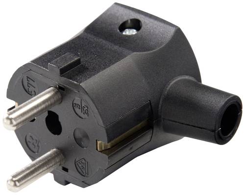 Martin Kaiser 577/sw Schutzkontakt-Winkelstecker Polyamid 6 250 V Schwarz IP20