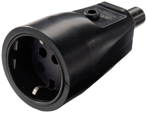 Martin Kaiser 551/sw Schutzkontaktkupplung PVC 250 V Schwarz IP20