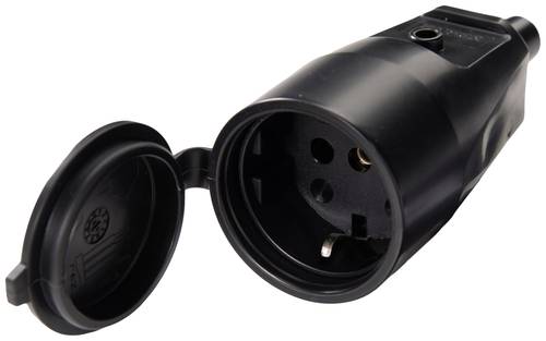 Martin Kaiser 552/sw Schutzkontaktkupplung PVC 250 V Schwarz IP44