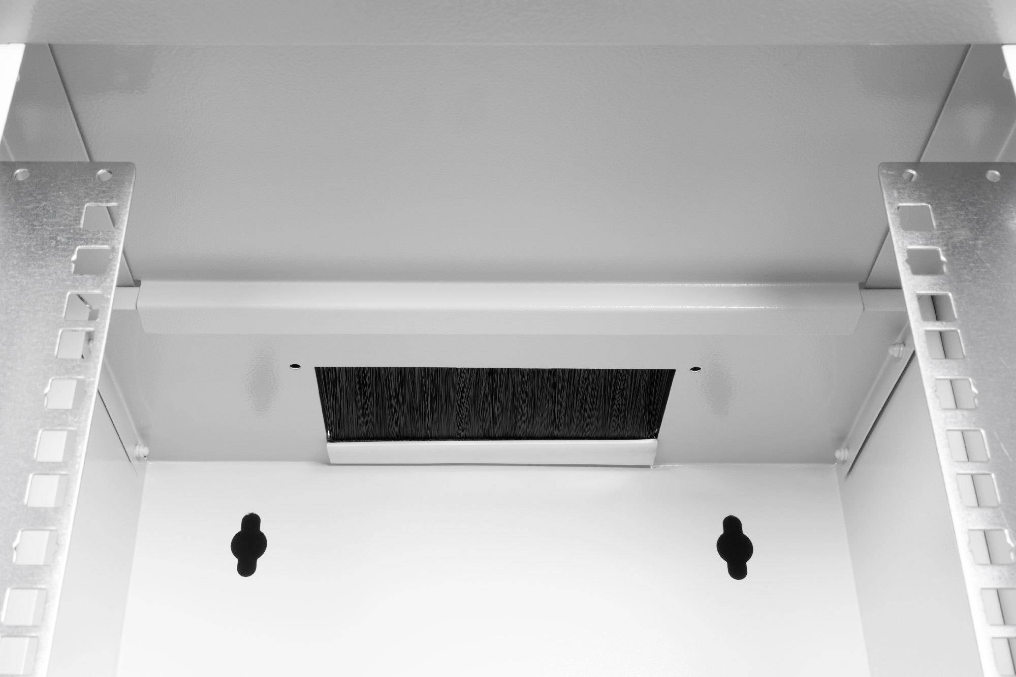 Digitus DN-49100 10 Zoll Wandgehäuse 6 HE Grau, Grau (Metallgehäuse), Grau (RAL 7035)