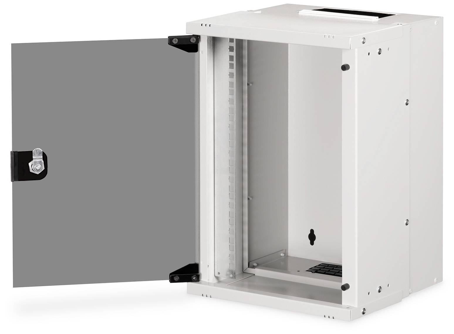 Digitus DN-49102 10 Zoll Wandgehäuse 9 HE Grau, Grau (Metallgehäuse), Grau (RAL 7035)