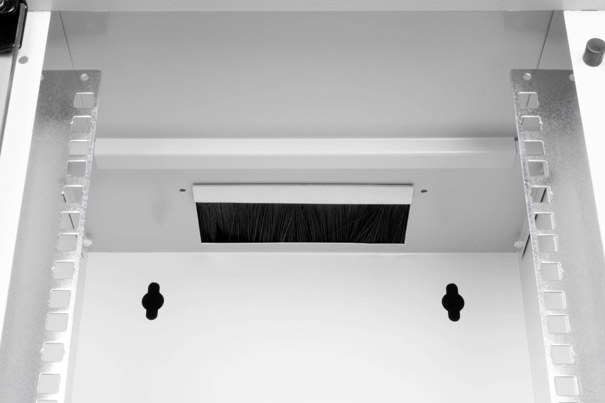 Digitus DN-49102 10 Zoll Wandgehäuse 9 HE Grau, Grau (Metallgehäuse), Grau (RAL 7035)