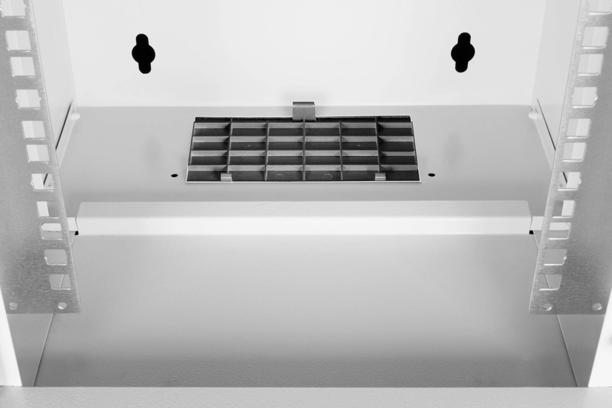 Digitus DN-49102 10 Zoll Wandgehäuse 9 HE Grau, Grau (Metallgehäuse), Grau (RAL 7035)