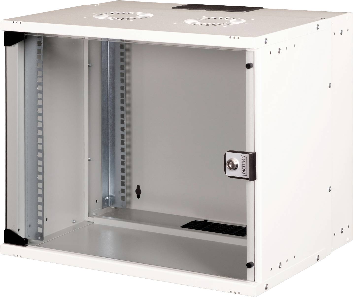 Digitus DN-49204 19 Zoll Wandgehäuse (B x H x T) 540 x 460 x 400mm 9 HE Grau, Grau (Metallgehäuse), Grau (RAL 7035)