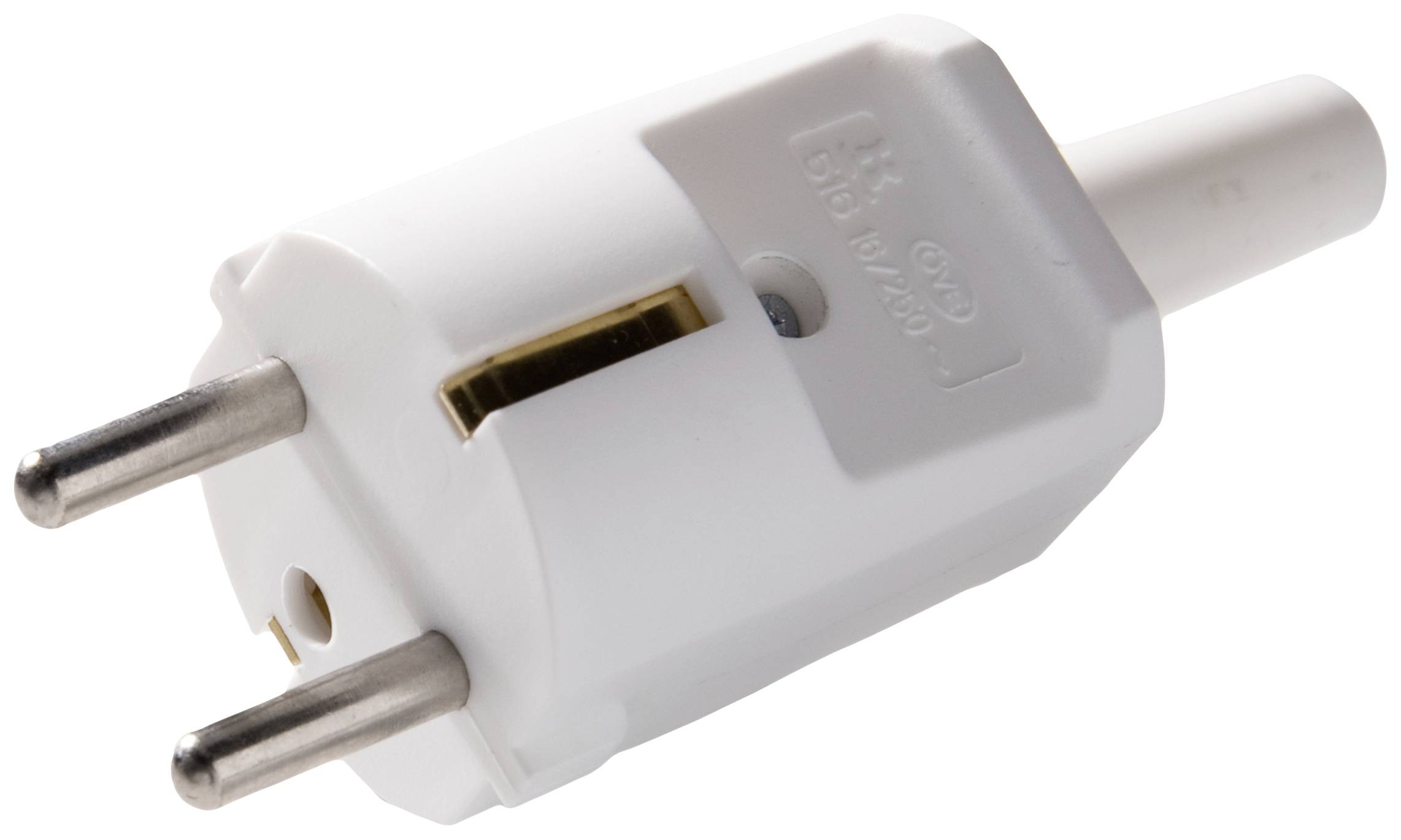 Martin Kaiser 516/kws Schutzkontaktstecker Polyamid 6 250V Kalkweiß IP20