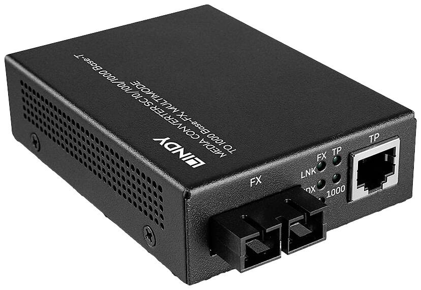 LINDY 25119 Medienkonverter 10 / 100 / 1000MBit/s