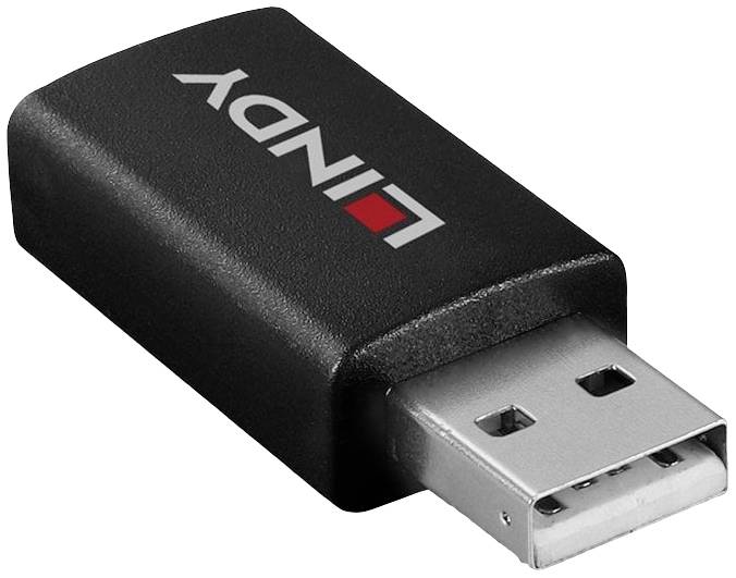 LINDY USB 2.0 Adapter Data-Blocker with Battery Charging 1.2