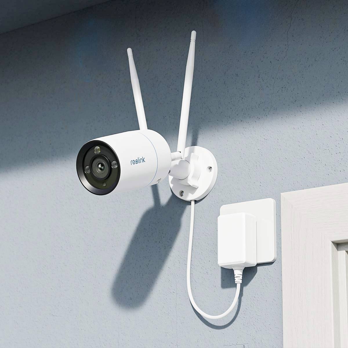 Reolink NVS12-8MB4W WLAN IP-Überwachungskamera-Set 12-Kanal mit 4 Kameras 3840 x 2160 Pixel