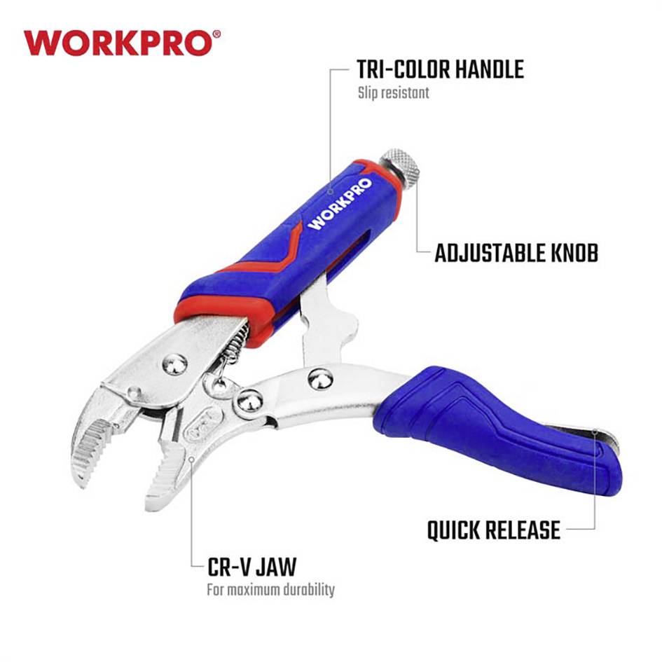 WorkPro WP231073 Gripzange 180mm
