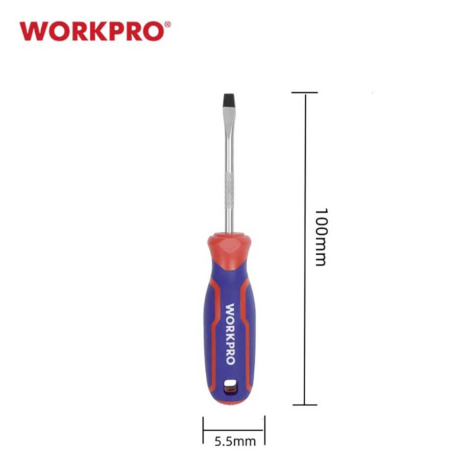 WorkPro Universal Schlitz-Schraubendreher Klingenbreite: 5.5mm