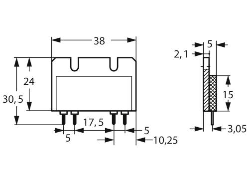 Isabellenhütte A-H2-R001-F1-K2-0.1 A-H2-R001-F1-K2-0.1 Metallschicht-Widerstand 1 mΩ THT 10 W 0.1