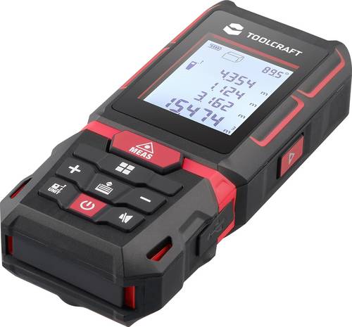 TOOLCRAFT LDM XG40 L, IP65 Laser-Entfernungsmesser 40 m