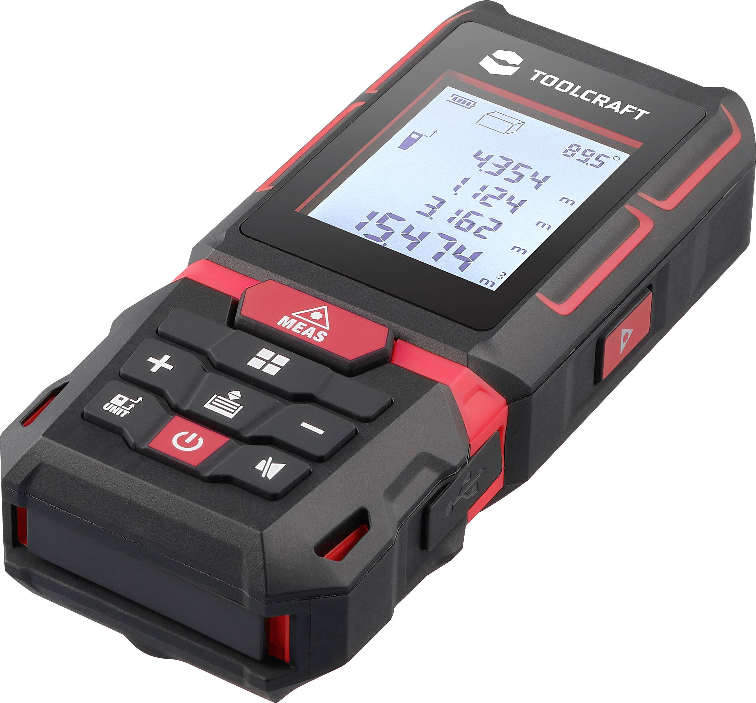 TOOLCRAFT LDM XG60L Laser-Entfernungsmesser 60m