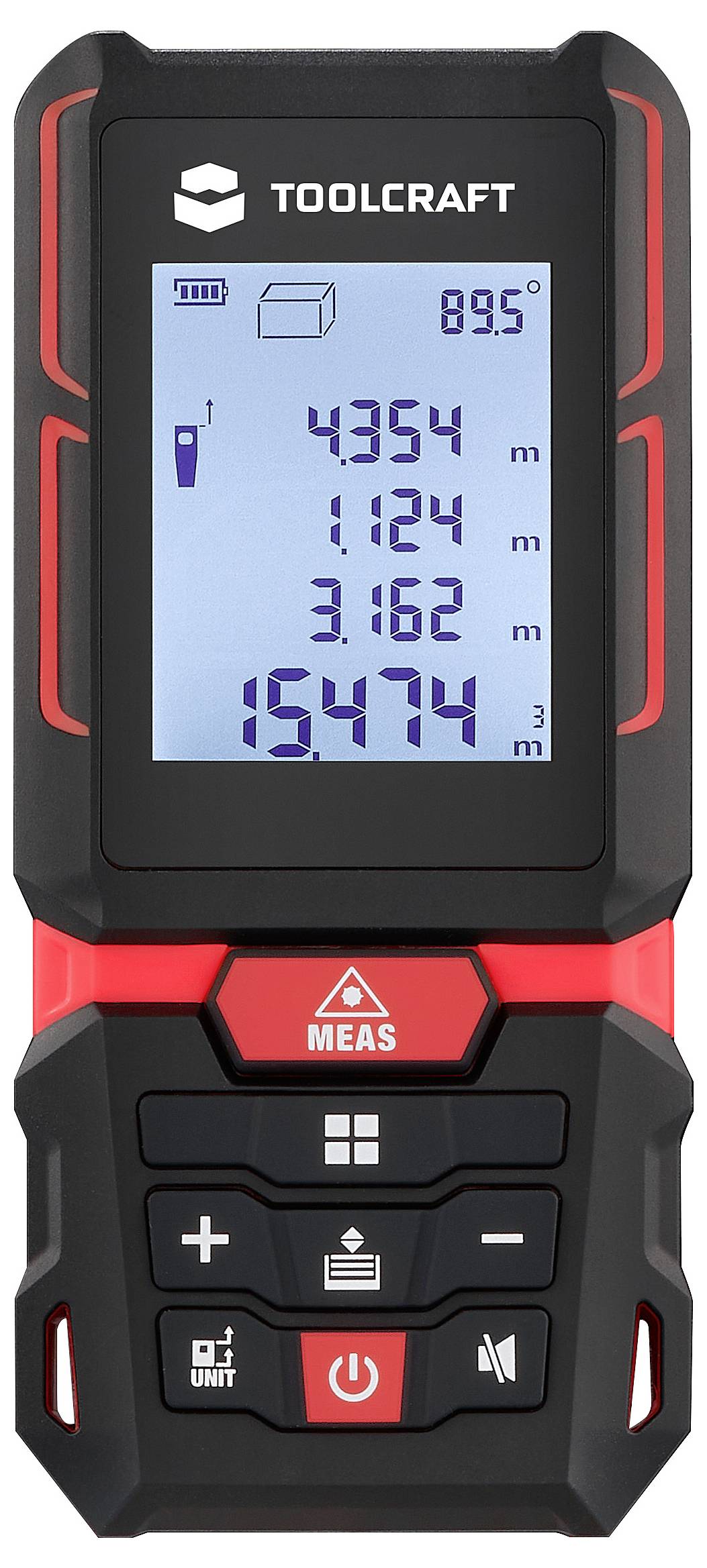 TOOLCRAFT LDM XG60L Laser-Entfernungsmesser 60m