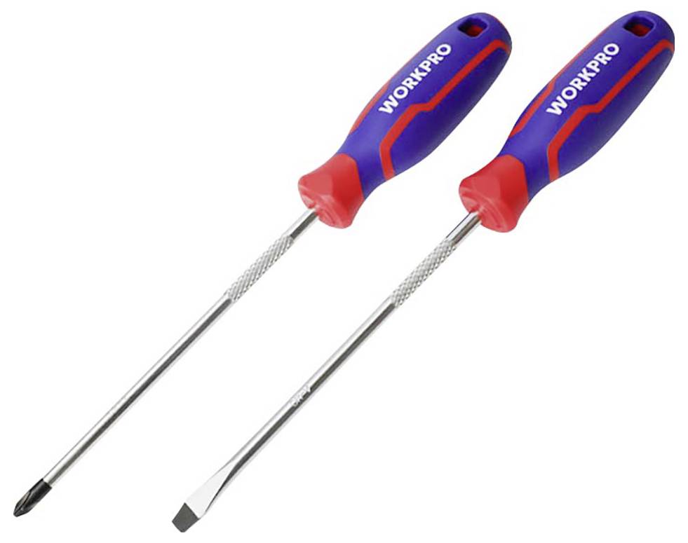 WorkPro 6 tlg Universal Schraubendreher-Set PH0, PH1, PH2
